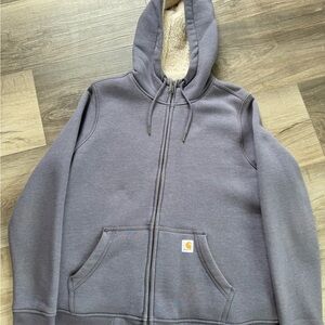 Carhartt Sherpa-Lined light purple Hoodie size Large